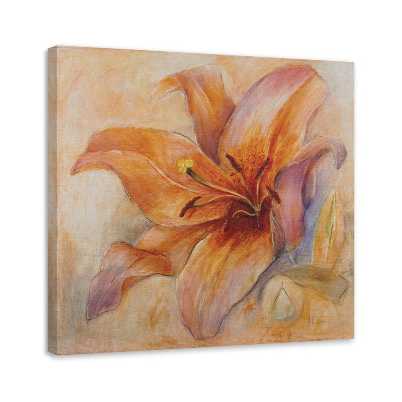 Canvas prints for living room - Water lily orange flower | FEEBY