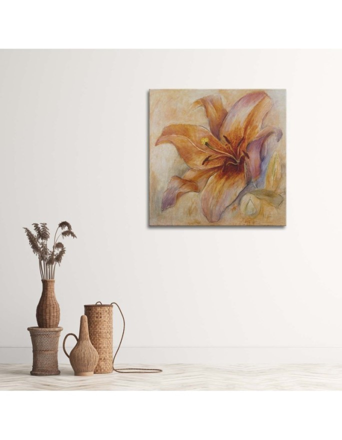 Canvas prints for living room - Water lily orange flower | FEEBY