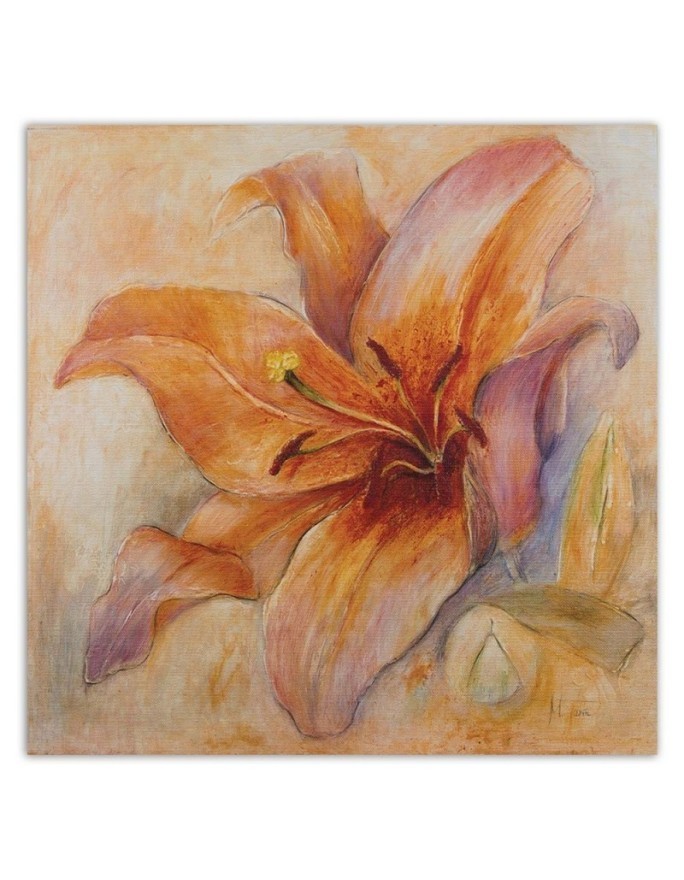 Canvas prints for living room - Water lily orange flower | FEEBY