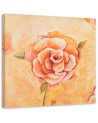 Painting for living room - Orange rose close-up | FEEBY