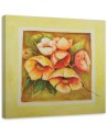 Hand-painted picture on Canvas - Flowers yellow bouquet | FEEBY