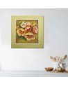 Hand-painted picture on Canvas - Flowers yellow bouquet | FEEBY