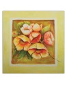 Hand-painted picture on Canvas - Flowers yellow bouquet | FEEBY