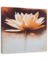 Canvas prints as hand-painted - Water lily flower | FEEBY