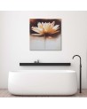 Canvas prints as hand-painted - Water lily flower | FEEBY