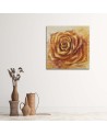 Hand-painted painting - Orange rose flower | FEEBY