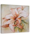 Canvas prints for living room - Painted water lily | FEEBY