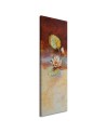 Canvas prints for living room - Water lily flower as hand painted | FEEBY