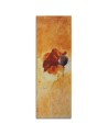 Canvas prints for living room - Poppy flower as hand-painted | FEEBY