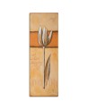 Canvas prints for living room - Tulip as hand-painted | FEEBY