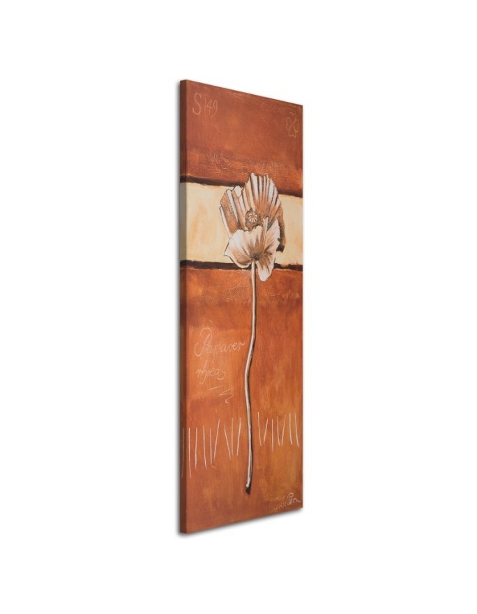 Canvas prints for living room Poppy flower painted| FEEBY