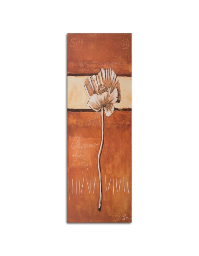 Canvas prints for living room Poppy flower painted| FEEBY