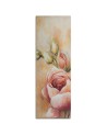 Pink roses and buds - Hand-painted Canvas painting | FEEBY