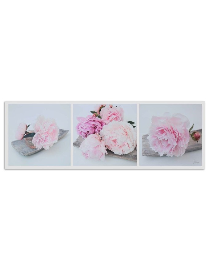 Pink peonies flowers - Painting as if by hand painted | FEEBY
