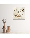 Painted flowers - Vintage style Canvas painting | FEEBY