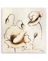 Painted flowers - Vintage style Canvas painting | FEEBY