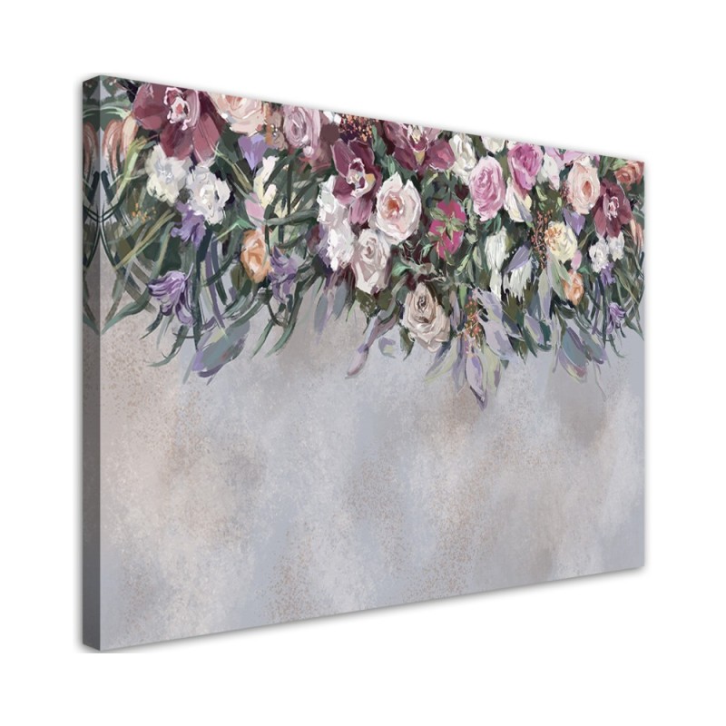 Canvas painting - Painted flowers bouquet | FEEBY