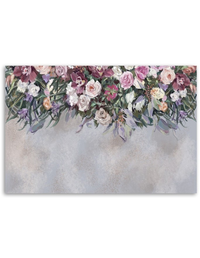Canvas painting - Painted flowers bouquet | FEEBY