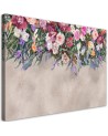 Wall art painting for living room - Painted bouquet of flowers | FEEBY