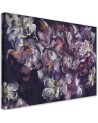 Wall art painting for living room - Painted flower iris | FEEBY