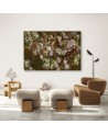 Prints on Canvas picture for living room - Iris flower painted | FEEBY
