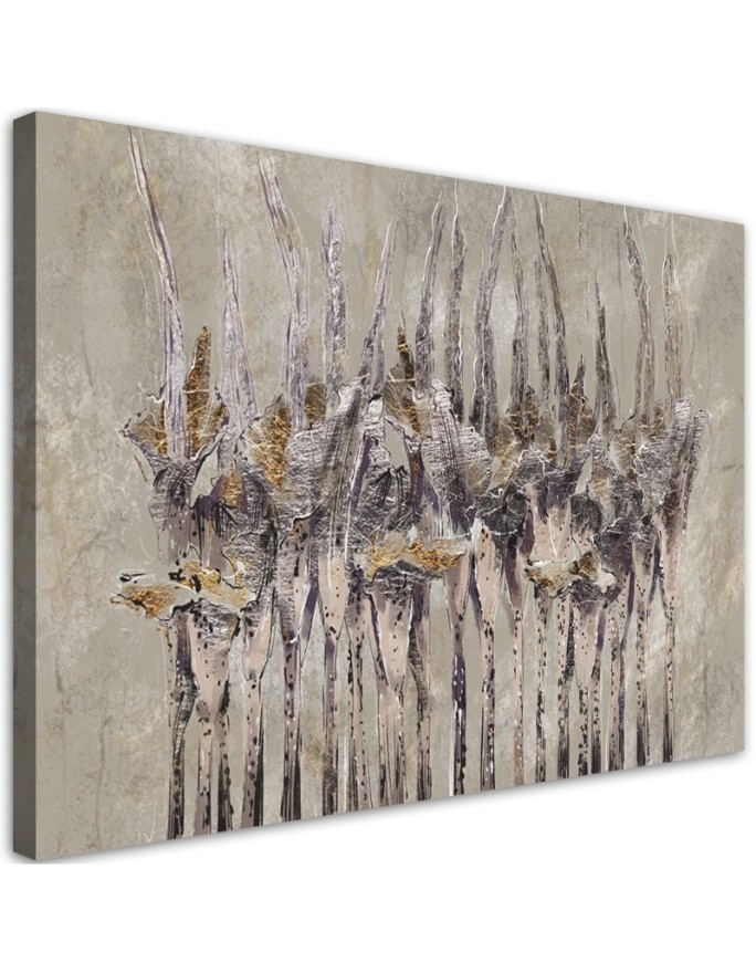 Canvas print - Painted flower plants | FEEBY