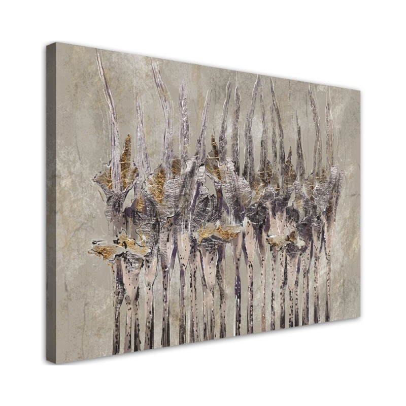 Canvas print - Painted flower plants | FEEBY