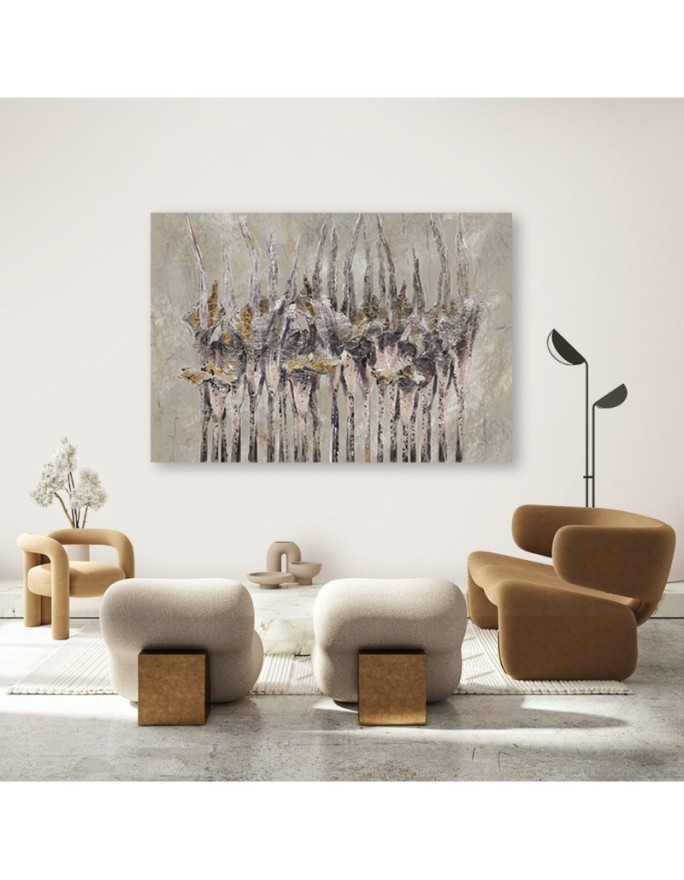 Canvas print - Painted flower plants | FEEBY