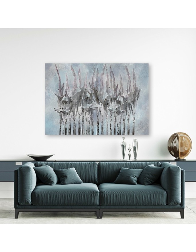 Canvas print - Plants flowers painted. Buy now| | FEEBY