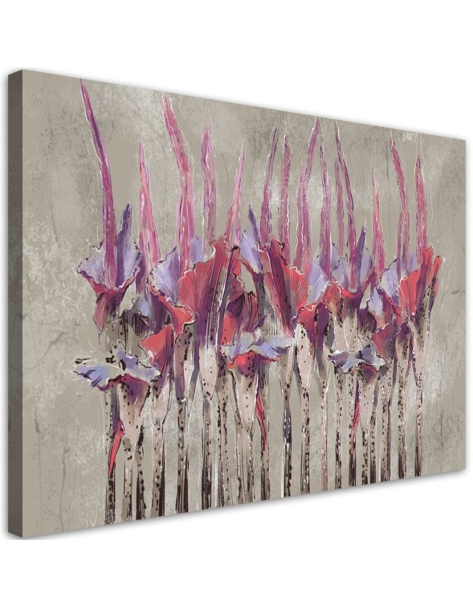 Canvas print - Plants flowers painted | FEEBY