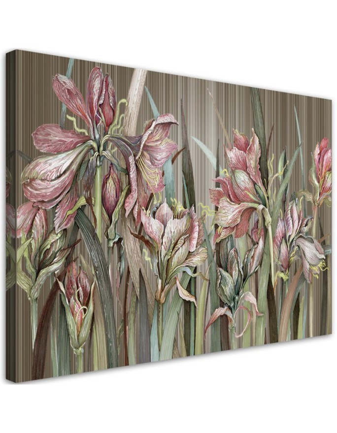 Bedroom Canvas painting - Irises flowers | FEEBY