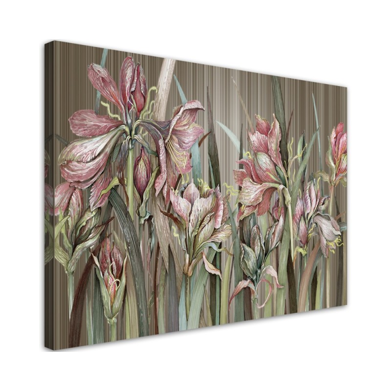 Bedroom Canvas painting - Irises flowers | FEEBY