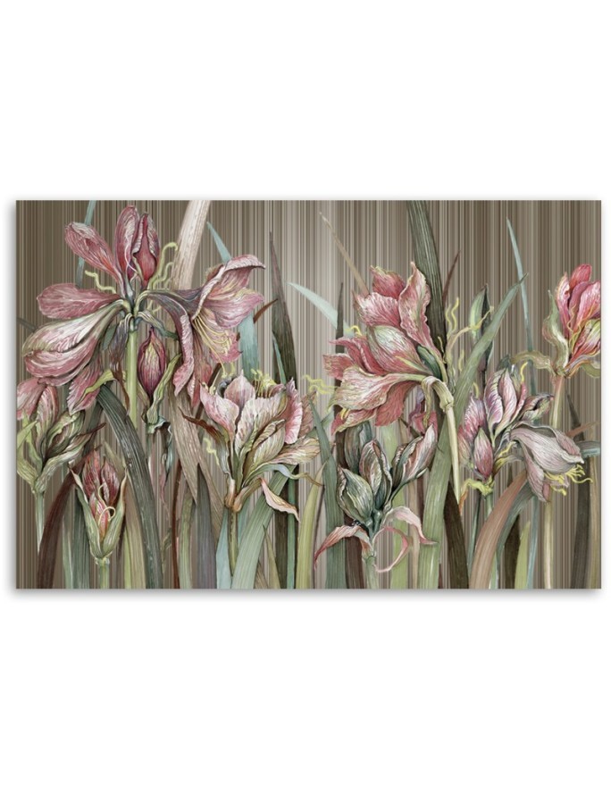 Bedroom Canvas painting - Irises flowers | FEEBY