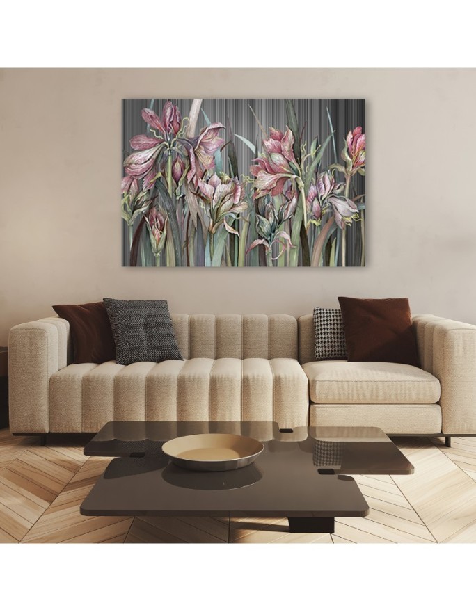 Pictures on Canvas for the bedroom - Irises flowers | FEEBY