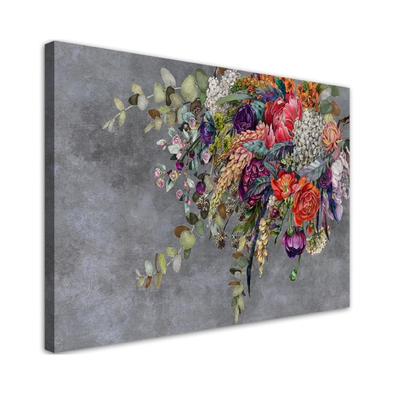 Canvas prints for living room modern - Hanging bouquet of flowers | FEEBY