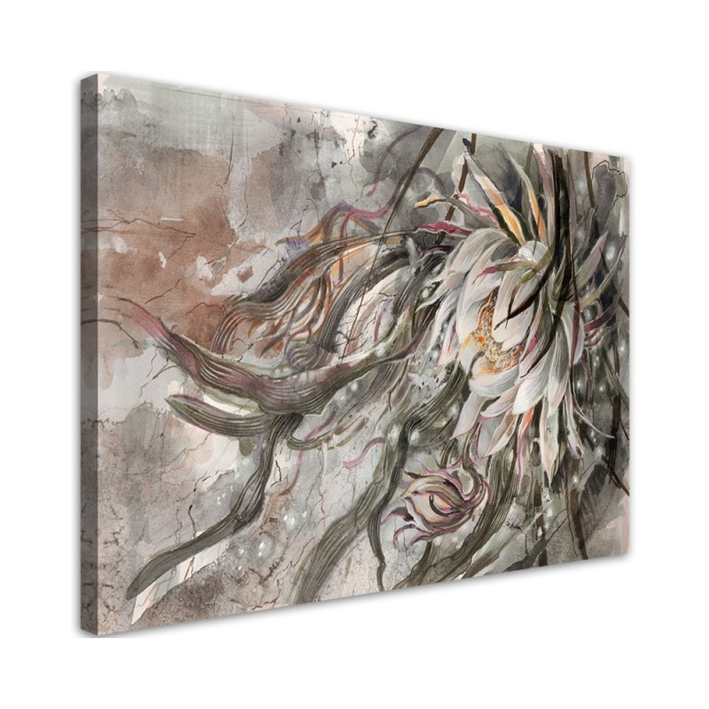 Decorative canvas painting - Lotus flower nature | FEEBY