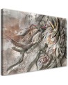 Decorative canvas painting - Lotus flower nature | FEEBY