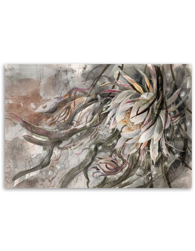 Decorative canvas painting - Lotus flower nature | FEEBY