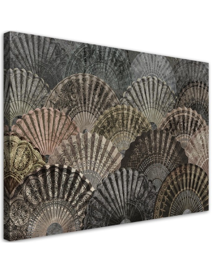 Decorative canvas painting - Luxury fans | FEEBY