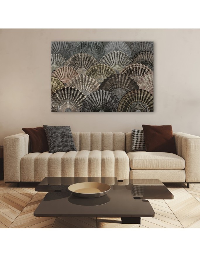 Decorative canvas painting - Luxury fans | FEEBY