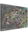 Irises flowers in the wind - Living room canvas painting | FEEBY