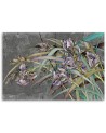 Irises flowers in the wind - Living room canvas painting | FEEBY