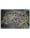 Irises flowers in the wind - Modern canvas painting | FEEBY