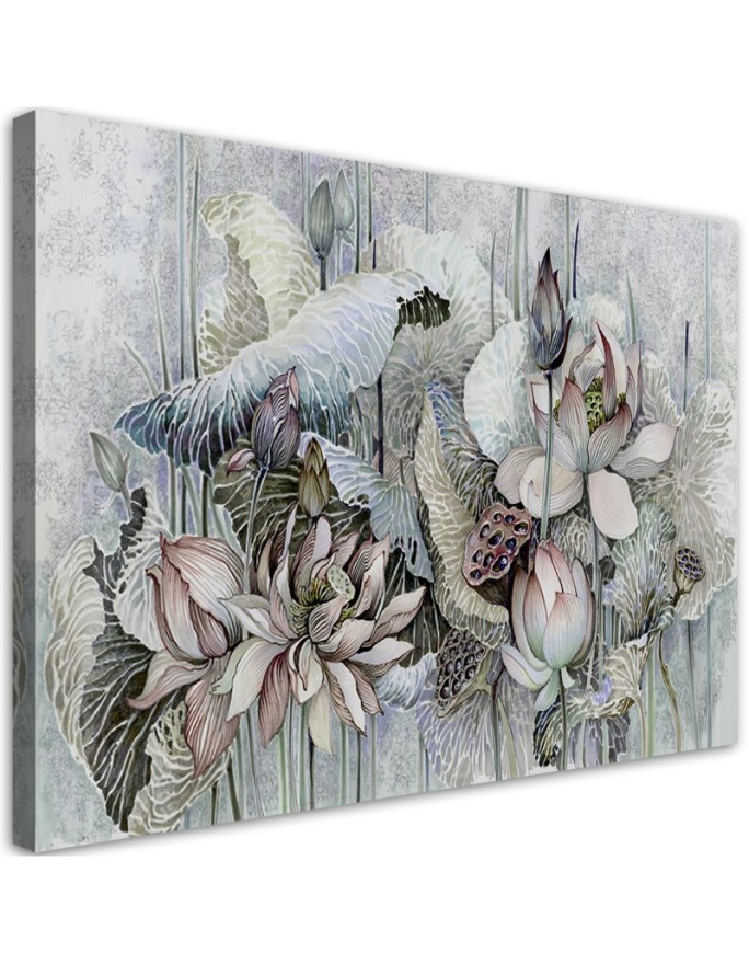 Canvas print Lotus Flowers