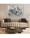 Lotus flowers - Bedroom canvas painting. Dress your walls! | FEEBY