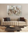 Lotus flowers - Living room canvas painting | FEEBY