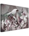Lotus flower fans - Bedroom canvas painting | FEEBY