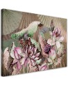Lotus flower fans - Living room canvas painting | FEEBY