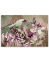 Lotus flower fans - Living room canvas painting | FEEBY