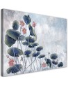 Red water lily - Bedroom canvas painting | FEEBY